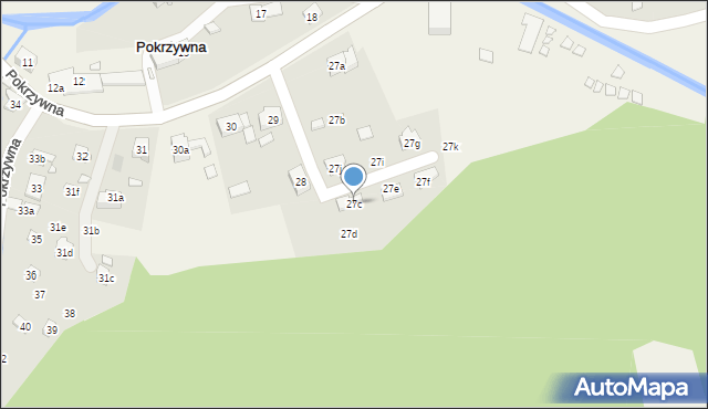 Pokrzywna, Pokrzywna, 27c, mapa Pokrzywna