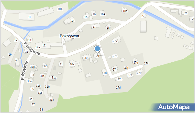 Pokrzywna, Pokrzywna, 29, mapa Pokrzywna