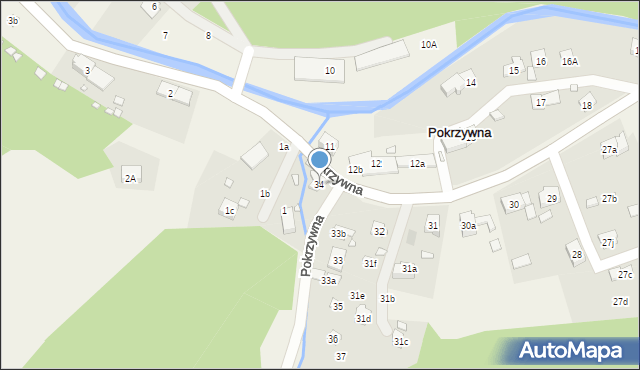 Pokrzywna, Pokrzywna, 34, mapa Pokrzywna