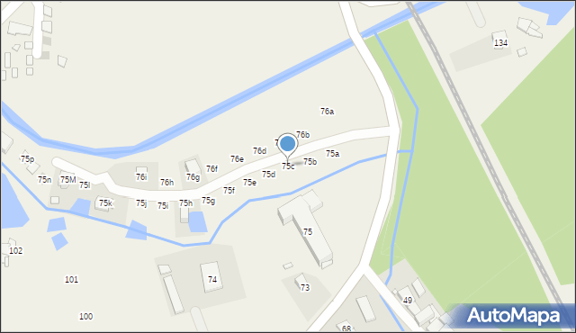 Pokrzywna, Pokrzywna, 75c, mapa Pokrzywna