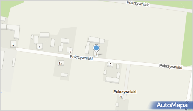 Pokrzywniaki, Pokrzywniaki, 4, mapa Pokrzywniaki