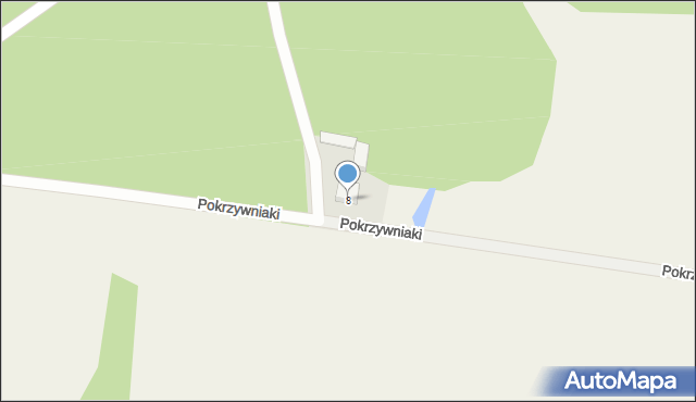 Pokrzywniaki, Pokrzywniaki, 8, mapa Pokrzywniaki