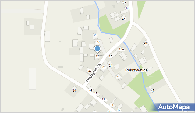 Pokrzywnica, Pokrzywnica, 22, mapa Pokrzywnica