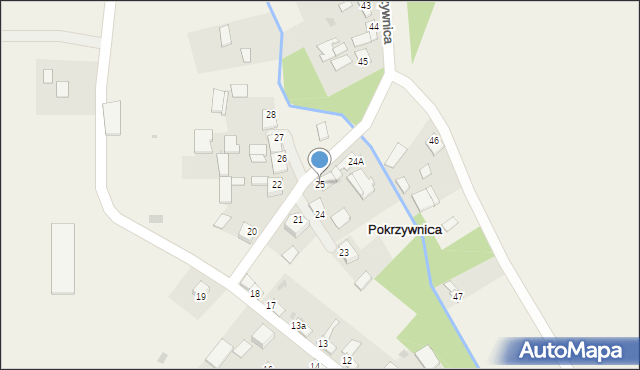 Pokrzywnica, Pokrzywnica, 25, mapa Pokrzywnica