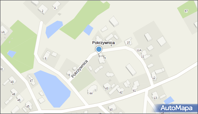 Pokrzywnica, Pokrzywnica, 7, mapa Pokrzywnica