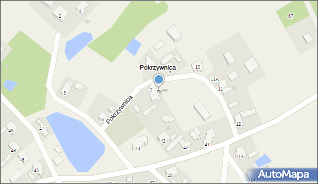 Pokrzywnica, Pokrzywnica, 7b, mapa Pokrzywnica