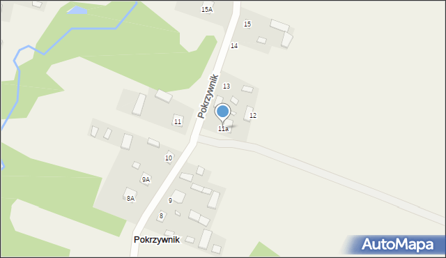 Pokrzywnik, Pokrzywnik, 11a, mapa Pokrzywnik