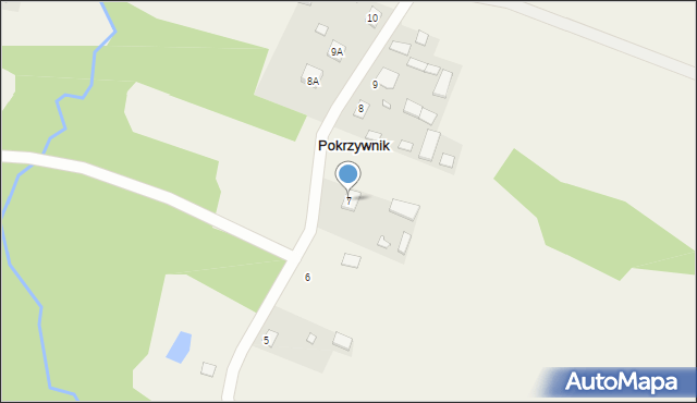 Pokrzywnik, Pokrzywnik, 7, mapa Pokrzywnik