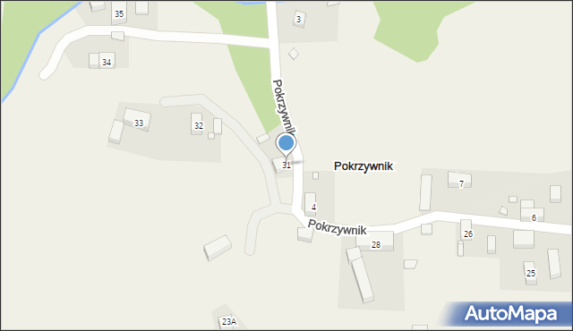 Pokrzywnik, Pokrzywnik, 31, mapa Pokrzywnik