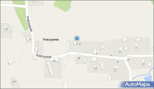 Pokrzywnik, Pokrzywnik, 7, mapa Pokrzywnik