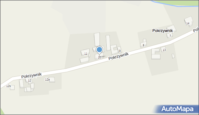 Pokrzywnik, Pokrzywnik, 10, mapa Pokrzywnik