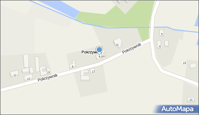 Pokrzywnik, Pokrzywnik, 7, mapa Pokrzywnik