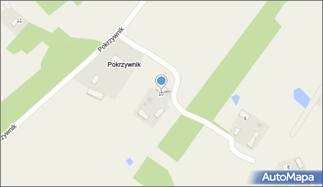 Pokrzywnik, Pokrzywnik, 10, mapa Pokrzywnik