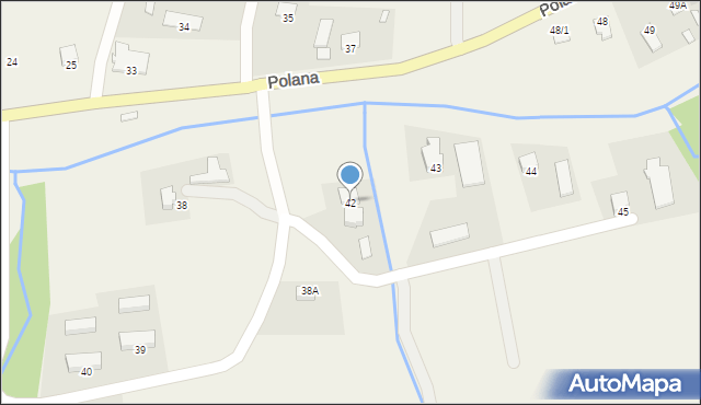 Polana, Polana, 42, mapa Polana