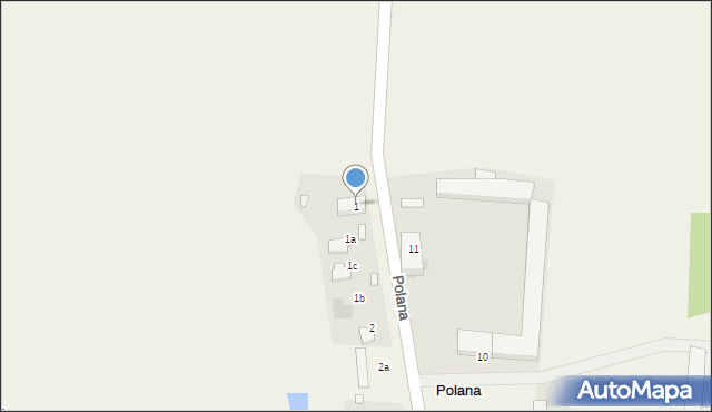 Polana, Polana, 1, mapa Polana