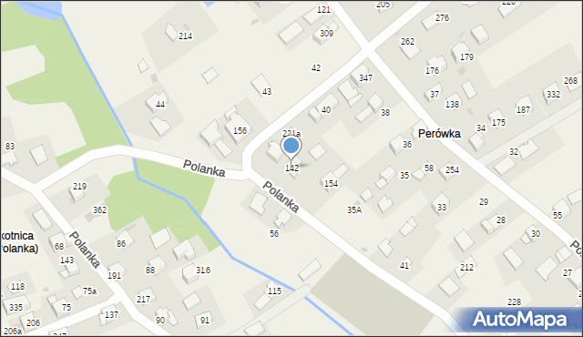 Polanka, Polanka, 142, mapa Polanka