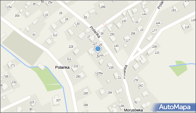 Polanka, Polanka, 24, mapa Polanka