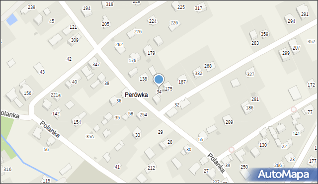 Polanka, Polanka, 34, mapa Polanka