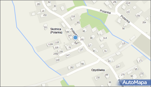 Polanka, Polanka, 75a, mapa Polanka