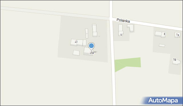 Polanka, Polanka, 10a, mapa Polanka