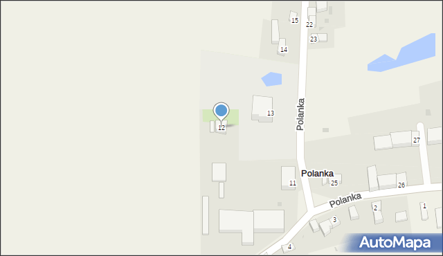 Polanka, Polanka, 12, mapa Polanka