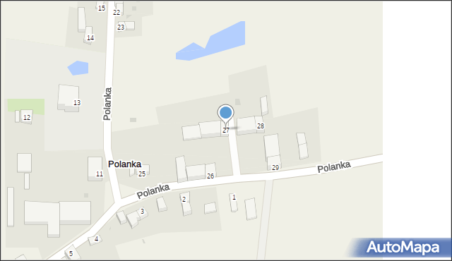 Polanka, Polanka, 27, mapa Polanka