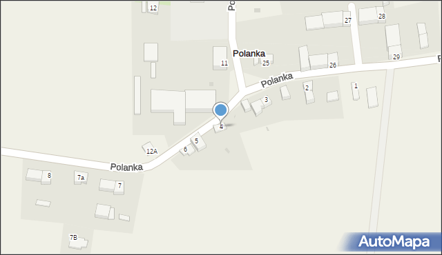 Polanka, Polanka, 4, mapa Polanka