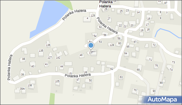 Polanka Hallera, Polanka Hallera, 137, mapa Polanka Hallera