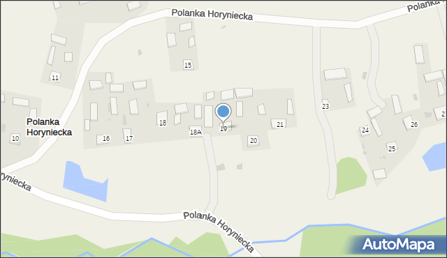 Polanka Horyniecka, Polanka Horyniecka, 19, mapa Polanka Horyniecka