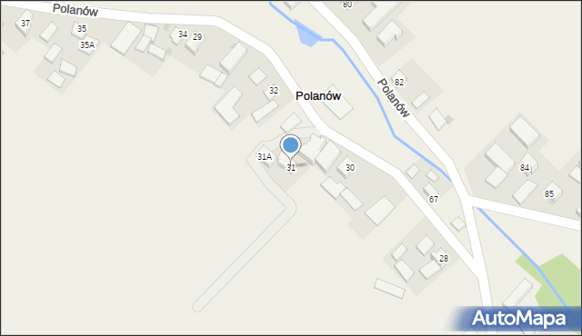 Polanów, Polanów, 31, mapa Polanów