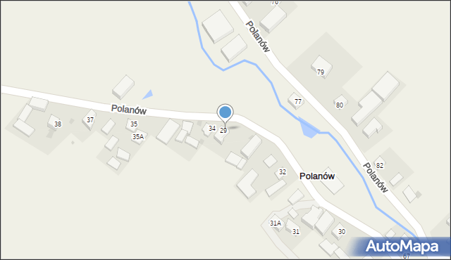 Polanów, Polanów, 33, mapa Polanów