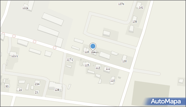 Polanowice, Polanowice, 114/1, mapa Polanowice