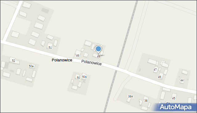 Polanowice, Polanowice, 48, mapa Polanowice