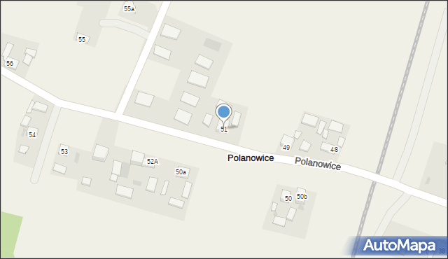 Polanowice, Polanowice, 51, mapa Polanowice