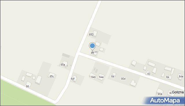 Polanowice, Polanowice, 65, mapa Polanowice