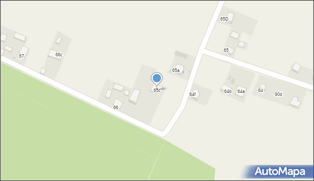 Polanowice, Polanowice, 65c, mapa Polanowice