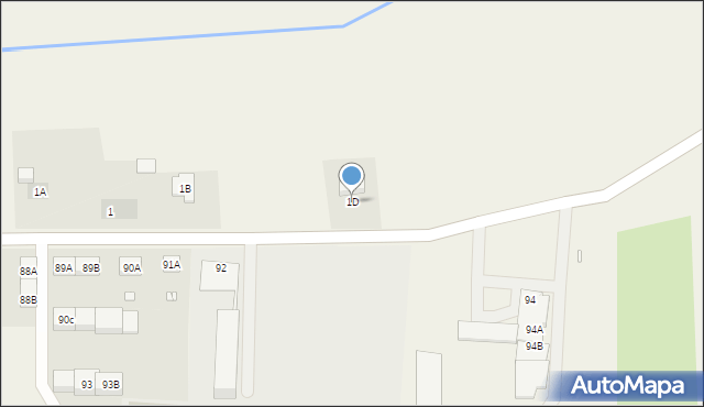 Polanowice, Polanowice, 1D, mapa Polanowice