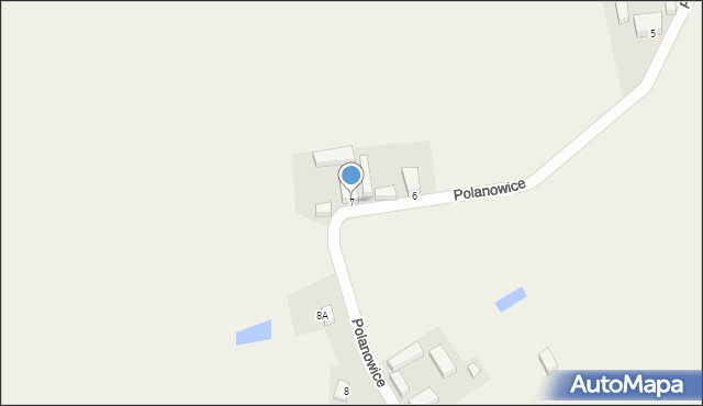 Polanowice, Polanowice, 7, mapa Polanowice