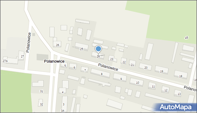 Polanowice, Polanowice, 24, mapa Polanowice