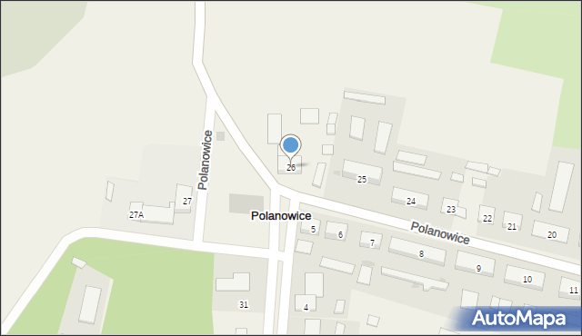 Polanowice, Polanowice, 26, mapa Polanowice