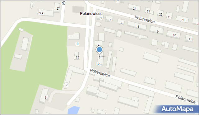 Polanowice, Polanowice, 3, mapa Polanowice