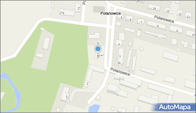 Polanowice, Polanowice, 32, mapa Polanowice