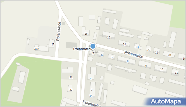 Polanowice, Polanowice, 5, mapa Polanowice