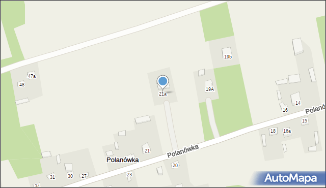 Polanówka, Polanówka, 21a, mapa Polanówka