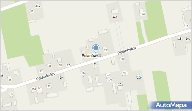 Polanówka, Polanówka, 24, mapa Polanówka