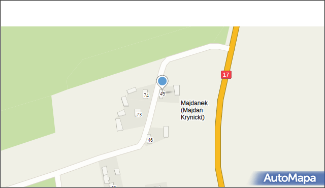 Polanówka, Polanówka, 45, mapa Polanówka