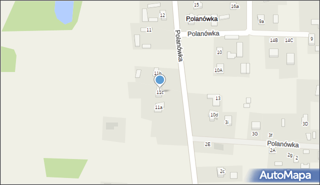 Polanówka, Polanówka, 11c, mapa Polanówka