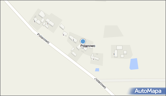 Polanowo, Polanowo, 2, mapa Polanowo