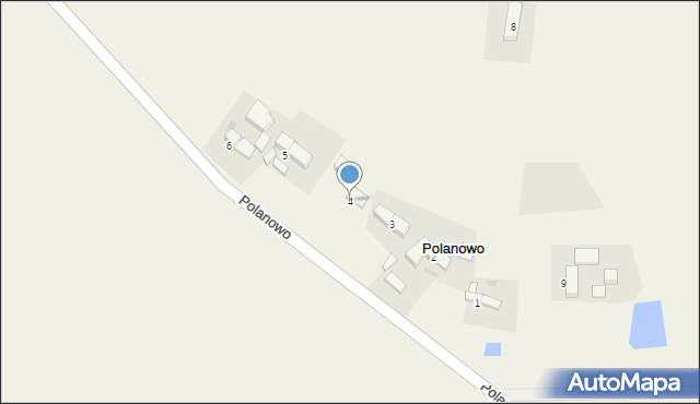 Polanowo, Polanowo, 4, mapa Polanowo