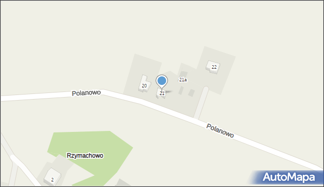 Polanowo, Polanowo, 21, mapa Polanowo